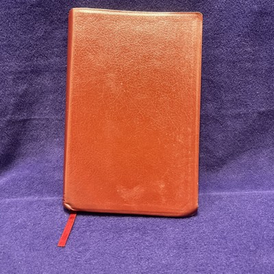 NIV Holy Bible Bonded Leather 2005 Zondervan Thinline Reference Maps Burgandy-image