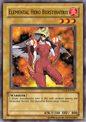 Elemental Hero Burstinatrix - YSDJ-EN006 - Common - 1st Edition x1 - Lightly Pla-image