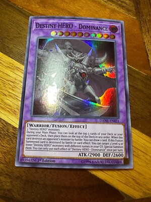 Destiny HERO - Dominance DANE-EN031 1st Edition Super Rare LP + BONUS-image