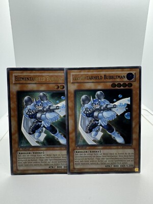 Ultimate Elemental Hero Bubbleman 1st Edition CRV-DE014 Yu-Gi-Oh MP GERMAN-image