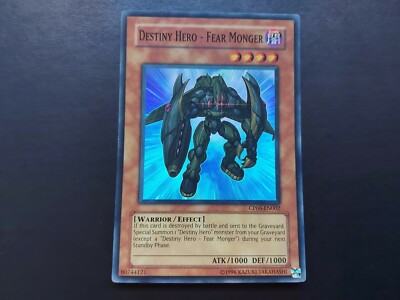 Yugioh - Destiny Hero - Fear Monger CP06-EN002 Super Rare-image