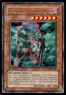 Yu-Gi-Oh! Destiny Hero - Double Dude #DP05-EN005 1st Edition Near Mint-image