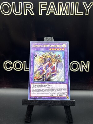 *** ELEMENTAL HERO GRANDMERGE *** ULTRA RARE NM DUPO-EN004 YUGIOH! 1st Edition-image