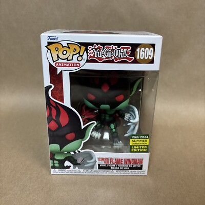 FUNKO POP YU-GI-OH ELEMENTAL HERO FLAME WINGMAN 1609 SDCC SUMMER CONVENTION 2024-image