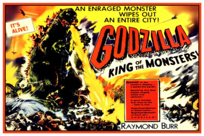 284955 GODZILLA KING OF THE MONSTERS MOVIE RAYMOND BURR PRINT POSTER-image