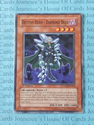 DP05-EN003 Destiny HERO - Diamond Dude Yu-Gi-Oh Card 1st Edition-image