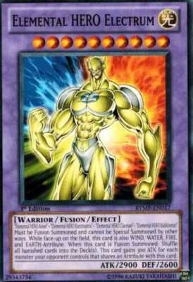 Elemental HERO Electrum RYMP-EN017 1st Common Light Play Yu-Gi-Oh! DNA GAMES-image