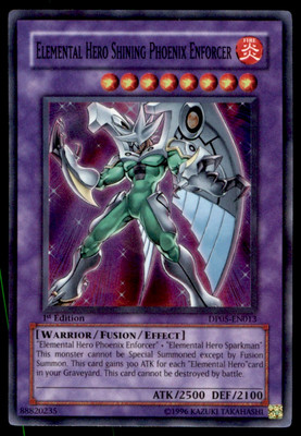 Yu-Gi-Oh! Elemental Hero Shining Phoenix Enforcer #DP05-EN013 1st Edition Near-image