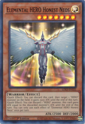 Elemental HERO Honest Neos (Red) - LDS3-EN102 - Ultra Rare - 1st Edition x1 - Ne-image