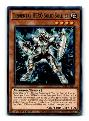 2x Elemental HERO Solid Soldier - TOCH-EN040 Rare - YuGiOh-LP-image