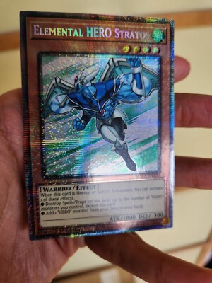 Yu-Gi-Oh Elemental Hero Stratos Starlight Rare 1st Edition  BODE-EN100 NM Mint-image