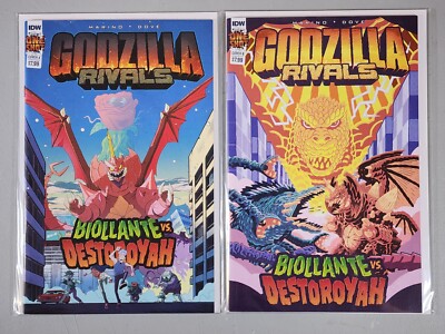 Godzilla Rivals Biollante vs Destoroyah #1 Cover A & B NM New IDW 2023-image