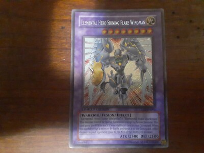 YuGiOh Elemental Hero Shining Flare wingman CT03-EN004 LIMITED EDITION  LP-MP-image