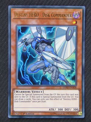 Destiny Hero Disk Commander LEHD - Ultra Rare - Yugioh Card #65E-image