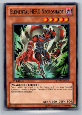 Elemental Hero Necroshade Yugioh! Yu-Gi-Oh! TCG 1st Edition #RYMP-EN005-image