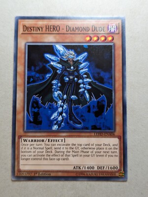 Destiny Hero Diamond Dude - Common - 1st Edition - Yugioh TCG - LEHD-ENA06-image