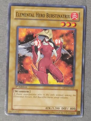 Elemental Hero Burstinatrix DP1-EN002 1st Edition Lightly Played-image