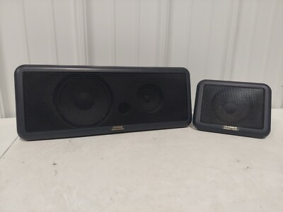 Fisher (1) Center and (1) Surround Speaker WS-C848 & WS-R848 Tested Works #1446-image