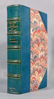 1851 History of the Conspiracy of Pontiac Indian Wars Maps Sangorski & Sutcliffe-image