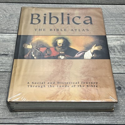 Biblica The Bible Atlas - Maps Illustrations Historical Christian Hardcover NEW-image