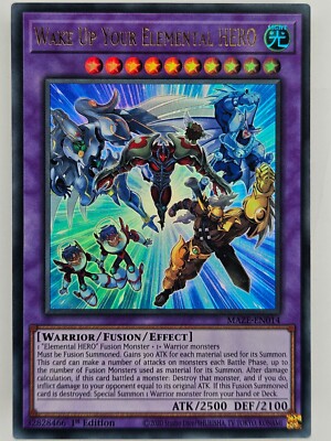 ㊙️ Yu Gi Oh - MAZE-EN014 Wake Up Your Elemental Hero - Ultra Rare-image
