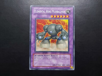 Yugioh - Elemental Hero Mudballman MDP2-EN002 Rare Promo-image
