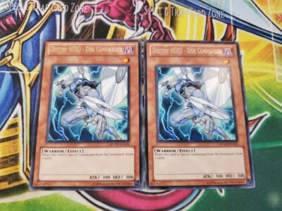 Yugioh - Destiny HERO - Disk Commander RYMP-EN035 NM Unlimited Rare X2-image
