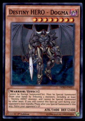 Yu-Gi-Oh! 1st Edition Destiny Hero - Dogma #DESO-EN011 Near Mint-image