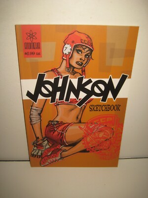 Dave Johnson Sketchbook (2004) NM Atomeka Press HTF-image