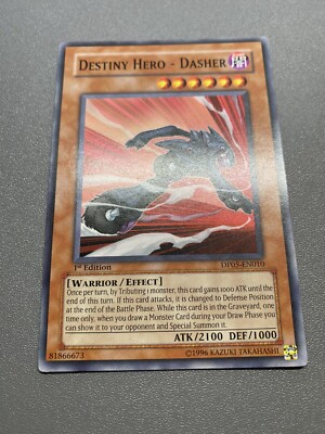 Yu-Gi-Oh! Destiny Hero - Dasher Common 1st Edition DP05-EN010 HP-image