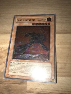 Destiny Hero - Dasher POTD-DE017 Ultimate Rare German Yugioh Card-image