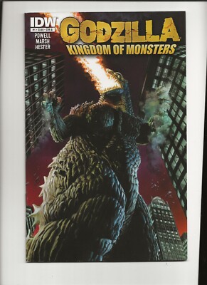 GODZILLA  KINDGON OF MONSTERS #1  COVER A  POWELL    1ST PRINTING IDW 2012-image