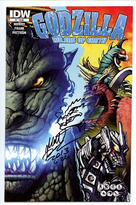 Godzilla: Rulers of Earth #1 Cover A - 2013 - IDW - NM Signed Sketch Matt Frank-image