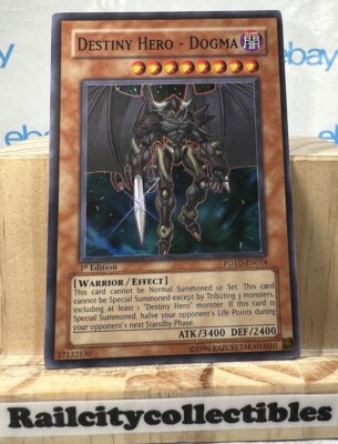 Yugioh DESTINY HERO DOGMA 1st Edition Holo Card #POTD-EN014-image
