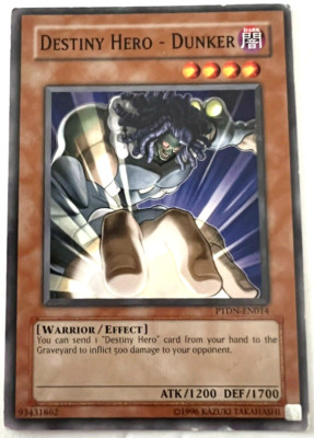 YuGiOh! - Destiny Hero - Dunker - PTDN-EN014 - Unlimited - Common-image