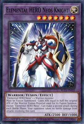 Yu-Gi-Oh! Elemental HERO Neos Knight BLC1-EN101 Common 1st Edition NM-image
