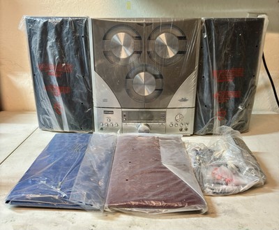 Fisher Slim 2000 AM/FM 3 CD Players Sound System NEW & COMPLETE-image
