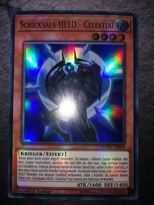 DUOV-EN069 Destiny HERO - Celestial 1st Aufl Destiny Hero NM Ultra Rare Ger-image