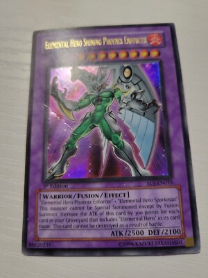 Elemental Hero SHINING PHOENIX ENFORCER Ultra 1st EOJ-EN033 Creased MP-image
