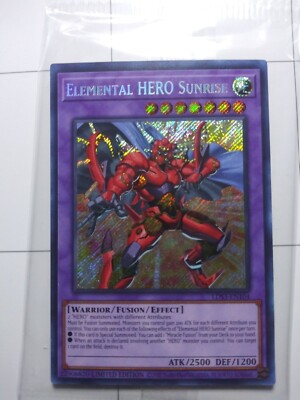 Elemental HERO Sunrise Secret Rare LDS3-EN104 Yu-Gi-Oh!-image