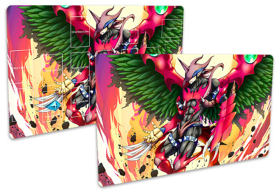 No.3071 Yugioh TCG CCG Custom Playmat Destiny HERO - Destroy Phoenix Play Mat-image
