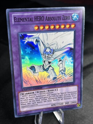 Yu-Gi-Oh! Elemental HERO Absolute Zero GENF-ENSE1 Super Rare-image