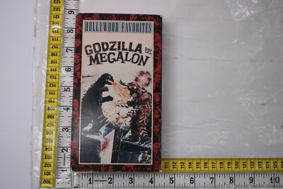 Godzilla Vs Megalon VHS Video Treasures Release Amazing Artwork R2D1-image
