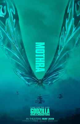 Godzilla King of the Monsters Film 2019 Mothra Movie Poster-image