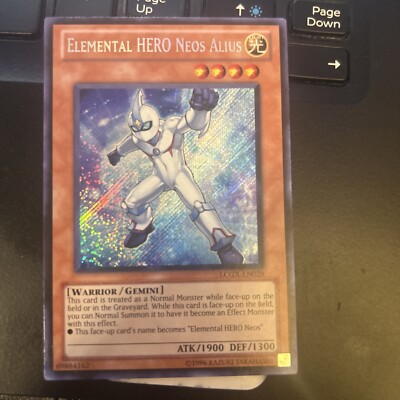 Yugioh! Elemental HERO Neos Alius LCGX-EN028 Secret rare-image