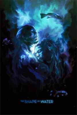 The Shape of Water Movie Film Poster Giclee Print Art 16x24 Mondo-image