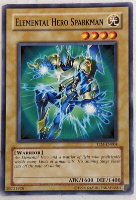 Yu-Gi-Oh! TCG :Elemental Hero Sparkman:1st Edition:TLM-EN004-image