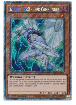 Destiny HERO - Disk Commander - RA03-EN176 - Platinum Secret Rare -image