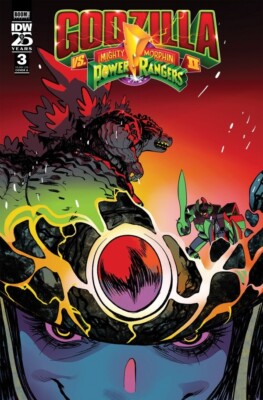 Godzilla vs. the Mighty Morphin Power Rangers II #3 Cover A (2024)-image