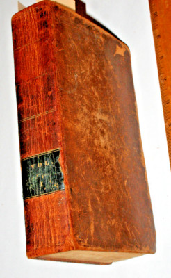 1832 full leather THE HISTORY OF THE STATE OF MAINE - Wm Williamson Vol 1 w/maps-image